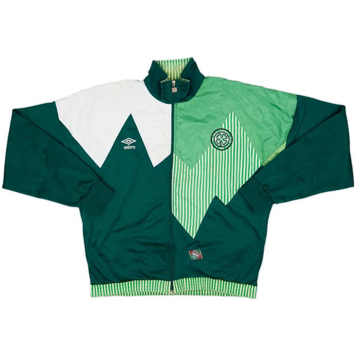 1990-91 Celtic Umbro Track Jacket - 6/10 - (L)