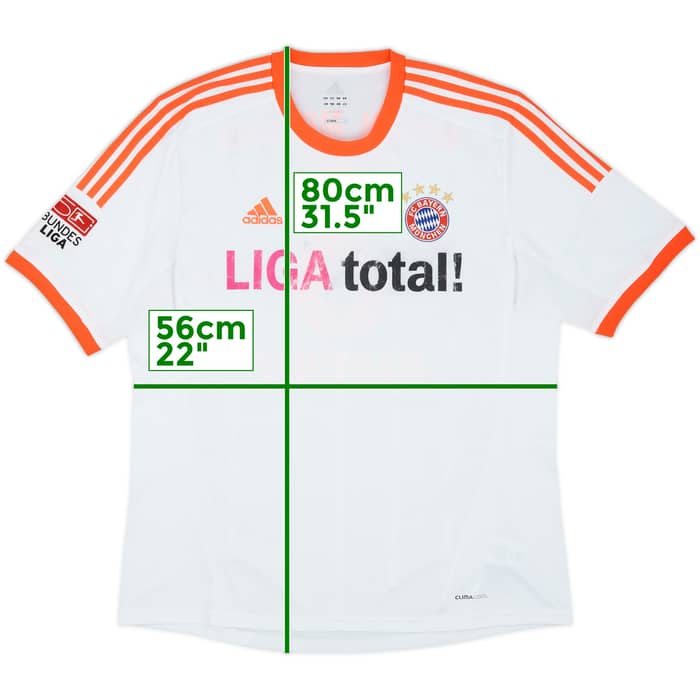 2012-13 Bayern Munich Away Shirt Martinez #8 - 4/10 - (XL)