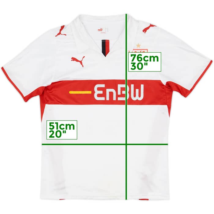 2008-09 Stuttgart Home Shirt - 4/10 - (M)