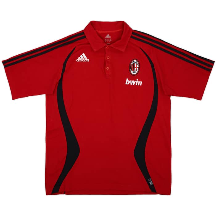 2006-07 AC Milan adidas Polo Shirt - 8/10 - (L)