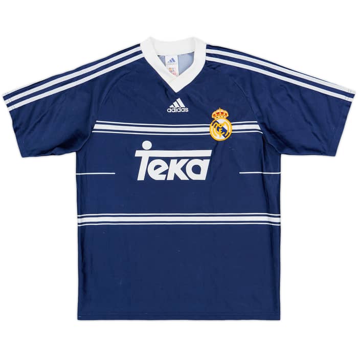 1998-99 Real Madrid Away Shirt - 8/10 - (XL.Boys)