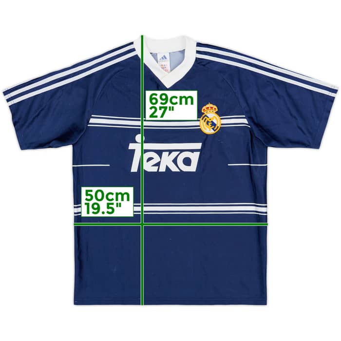1998-99 Real Madrid Away Shirt - 8/10 - (XL.Boys)