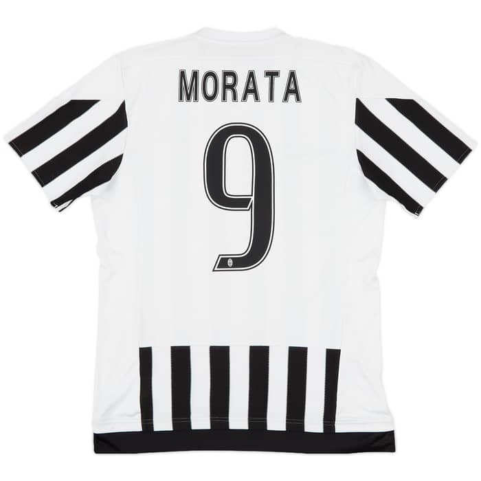 2015-16 Juventus Home Shirt Morata #9 - 6/10 - (M)