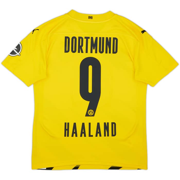 2020-21 Borussia Dortmund Home Shirt Haaland #9 - 6/10 - (S)