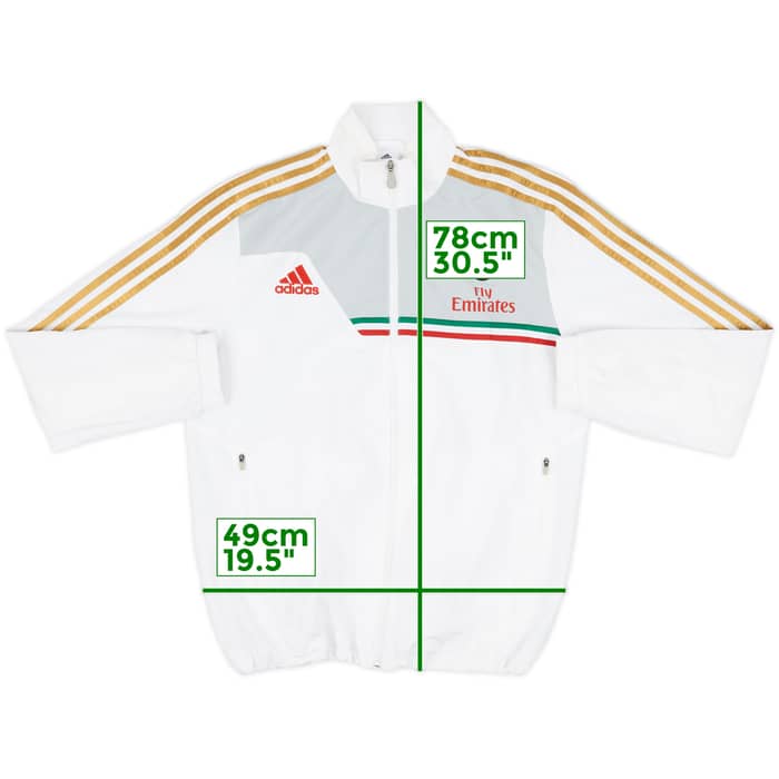 2013-14 AC Milan adidas Track Jacket - 8/10 - (M/L)