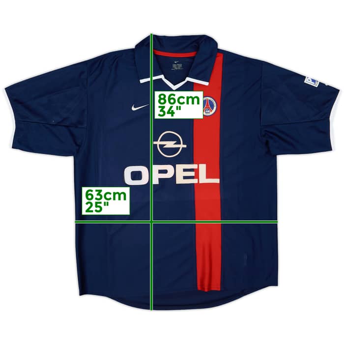 2001-02 Paris Saint-Germain Home Shirt Ronaldinho #21 - 6/10 - (XL)