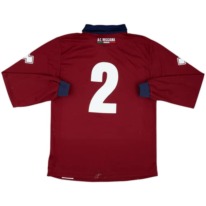2011-12 Reggiana Match Issue Home L/S Shirt #2