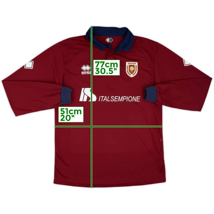 2011-12 Reggiana Match Issue Home L/S Shirt #2