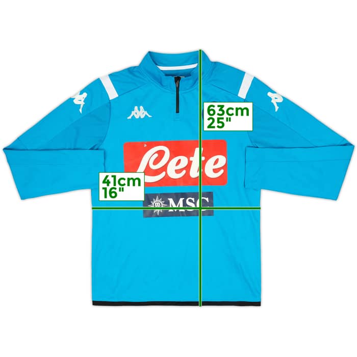 2019-20 Napoli Kappa 1/4 Zip Drill Top - 7/10 - (M)