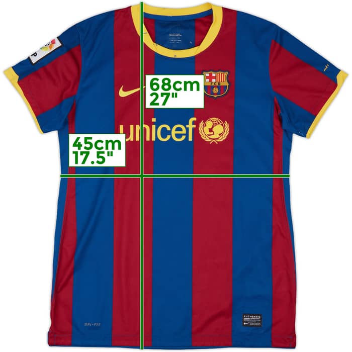 2010-11 Barcelona Home Shirt - 7/10 - (Women's M)