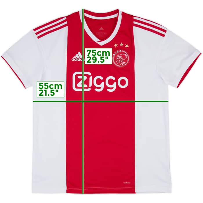2018-19 Ajax Home Shirt De Jong #21 - 9/10 - (L)