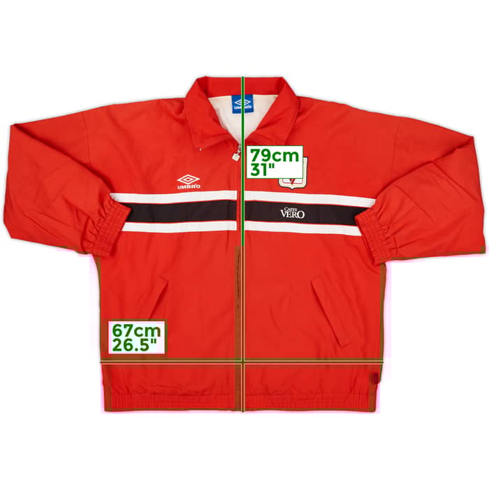 1999-00 Vicenza Umbro Track Jacket - 8/10 - (L)