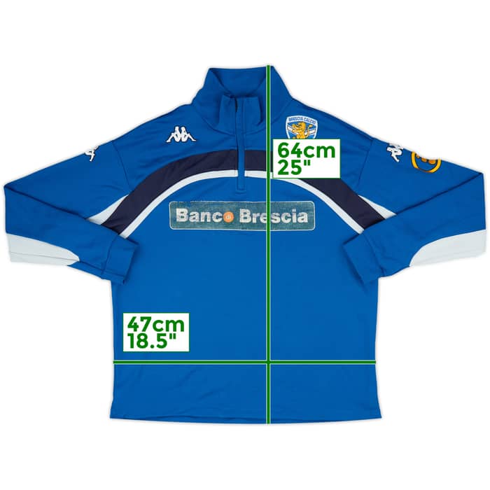 2005-06 Brescia Kappa 1/4 Zip Drill Top - 4/10 - (XXL)