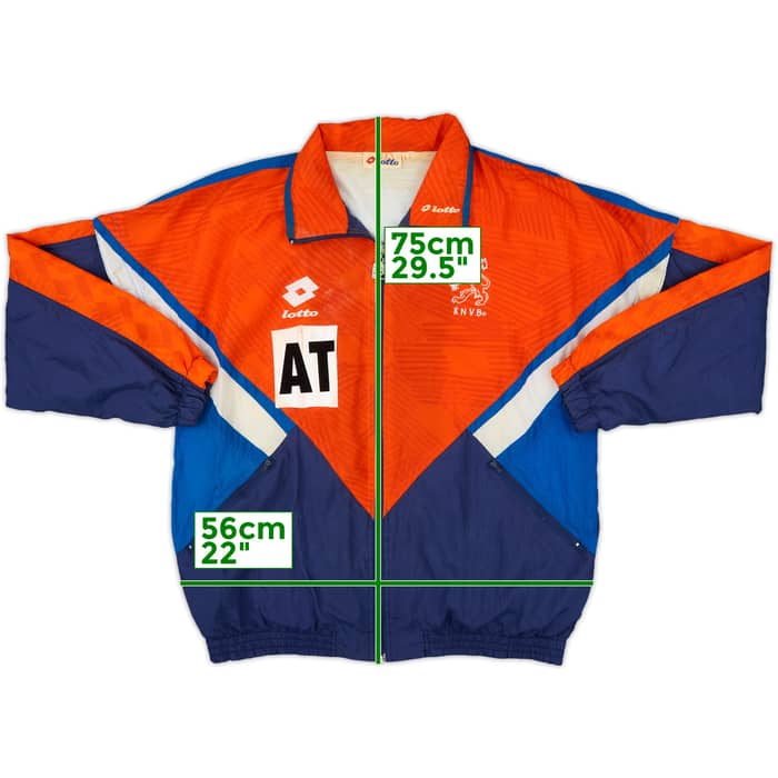 1992-94 Netherlands Lotto Track Jacket AT - 6/10 - (L)