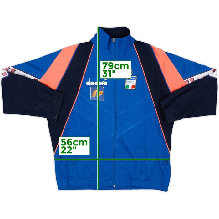 1992 Italy Diadora Track Jacket - 5/10 - (M)