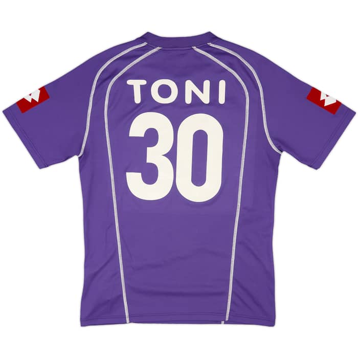 2005-07 Fiorentina Home Shirt Toni #30 - 6/10 - (M)