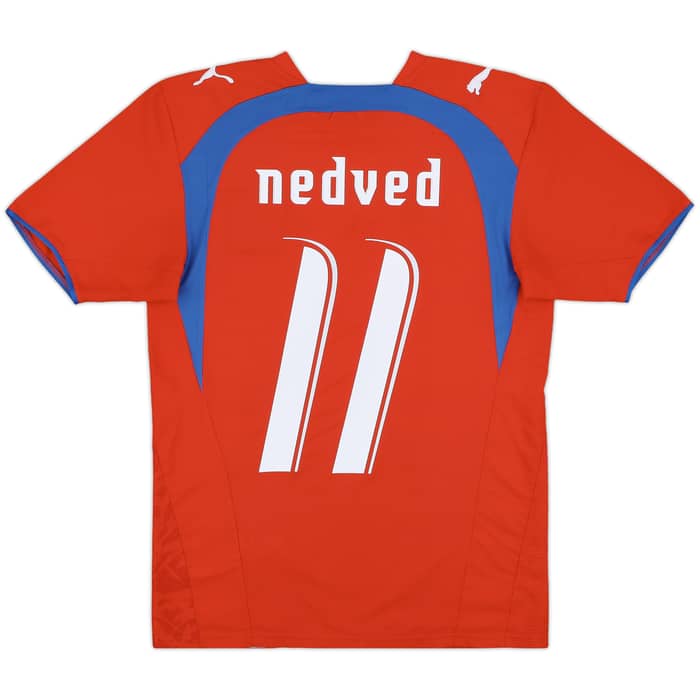 2006-08 Czech Republic Home Shirt Nedved #11 - 8/10 - (S)