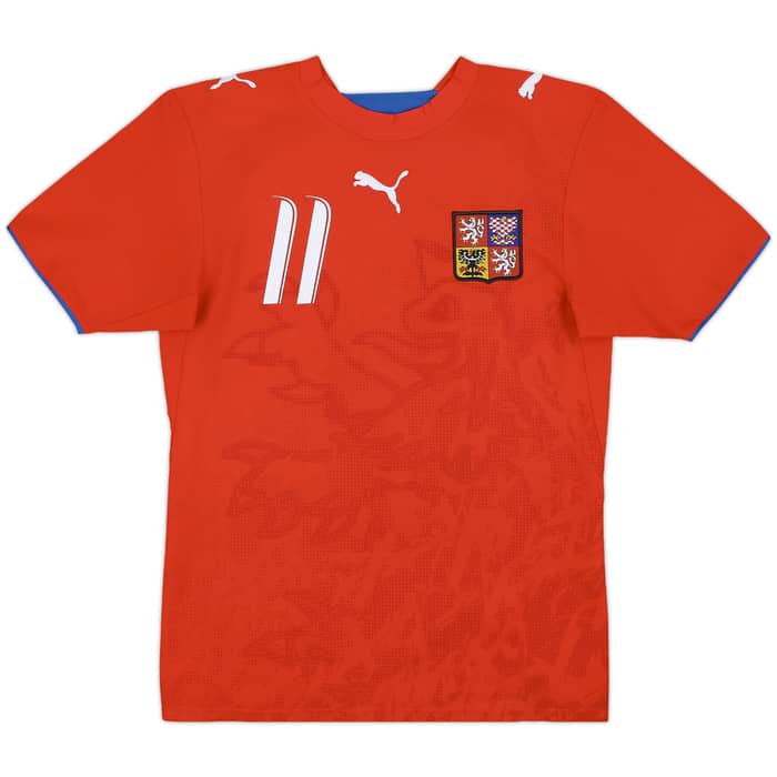 2006-08 Czech Republic Home Shirt Nedved #11 - 8/10 - (S)