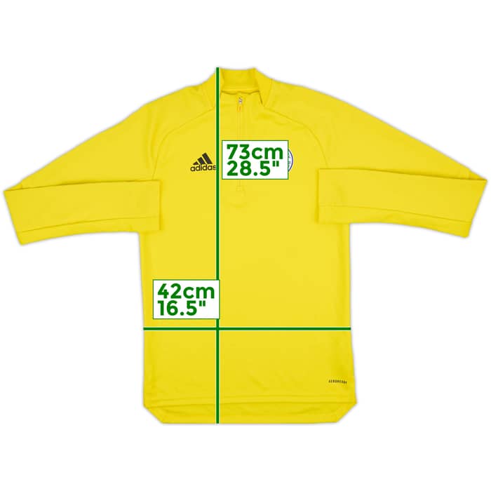 2019-20 Leicester adidas 1/4 Zip Track Top - 10/10 - (XS)