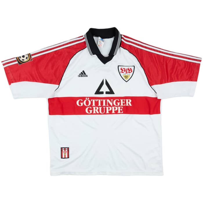 1998-99 Stuttgart Home Shirt Akpoborie #27 - 7/10 - (XL)