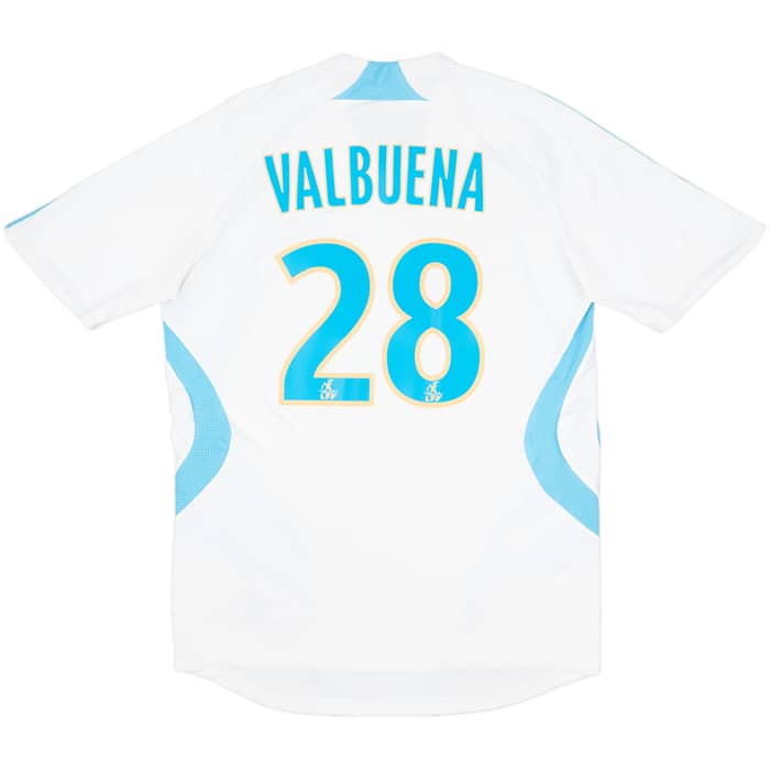 2007-08 Olympique Marseille Home Shirt Valbuena #28 - 7/10 - (M)