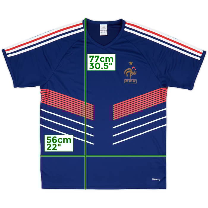 2009-10 France Basic Home Shirt - 8/10 - (L)
