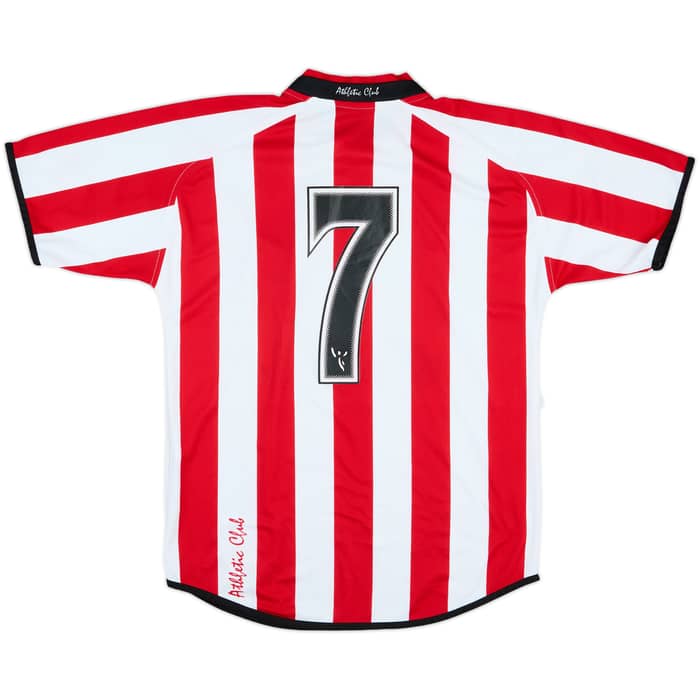 2004-05 Athletic Bilbao Youth Match Issue Home Shirt #7