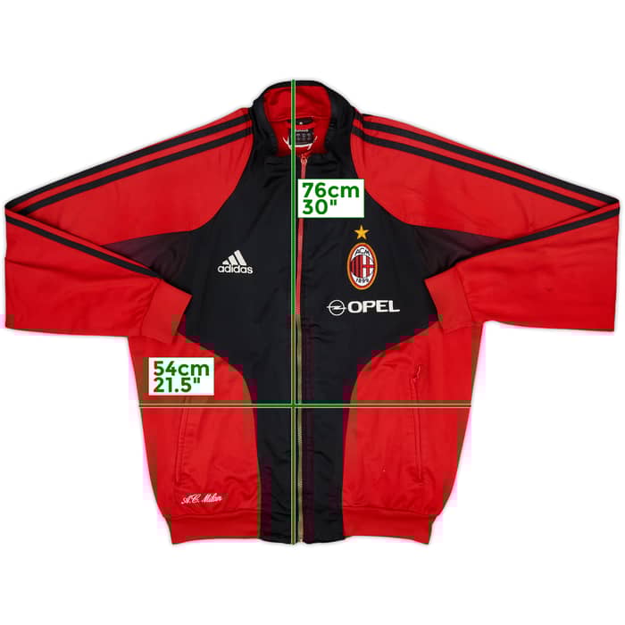 2004-05 AC Milan adidas Track Jacket - 7/10 - (S)