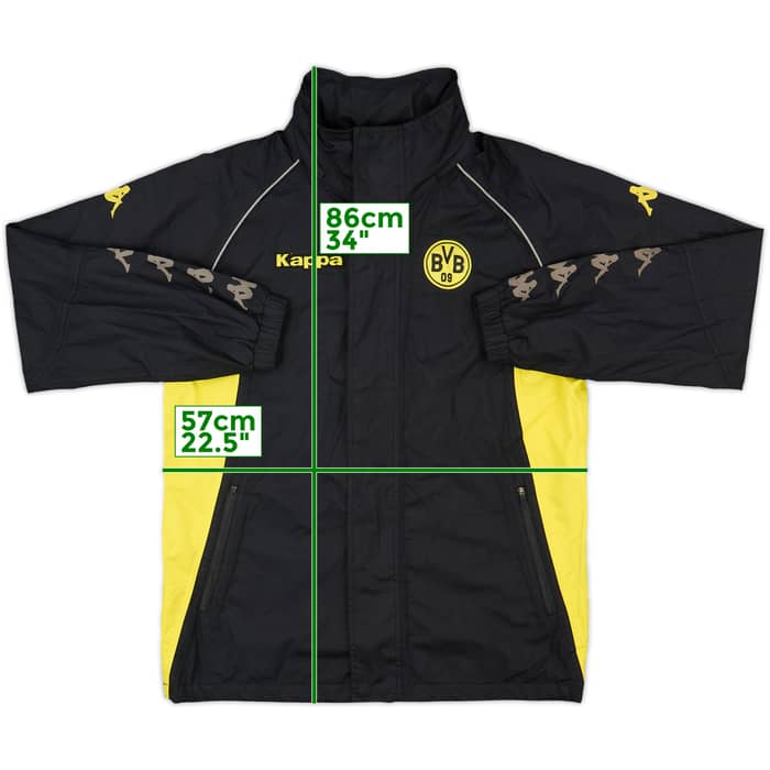 2009-10 Borussia Dortmund Kappa Hooded Rain Jacket - 6/10 - (M)