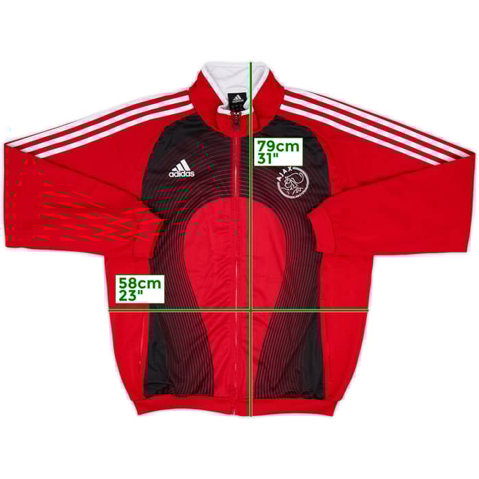 2007-08 Ajax adidas Track Jacket - 8/10 - (XL)