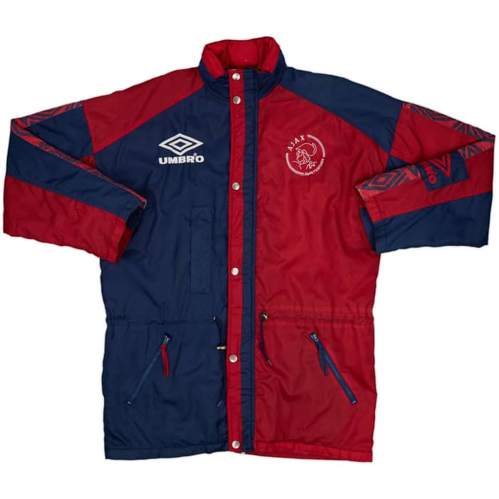 1996-97 Ajax Umbro Padded Bench Coat - 6/10 - (XL)