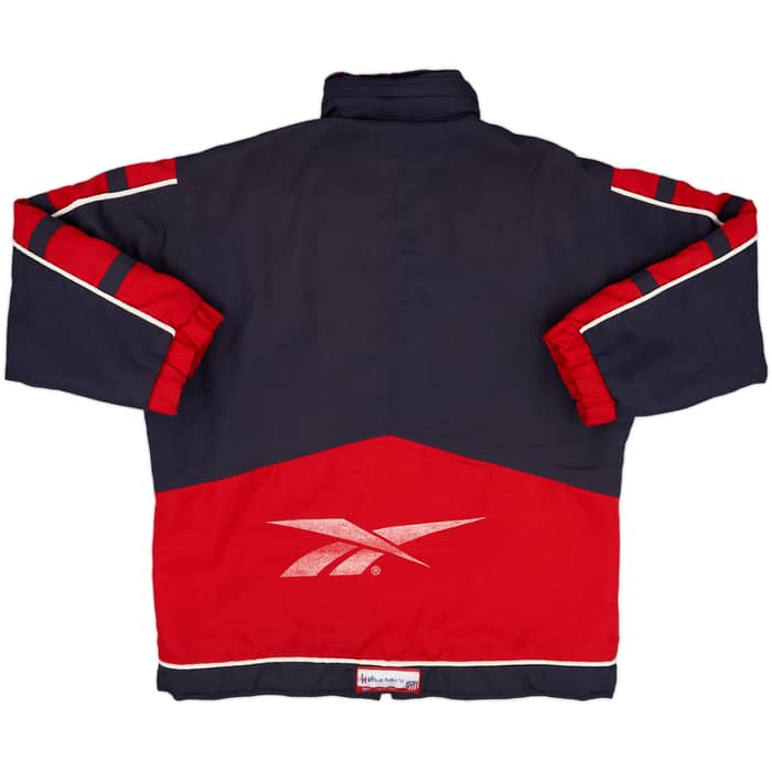 1999-00 Atletico Madrid Reebok Hooded Rain Jacket - 8/10 - (XL)