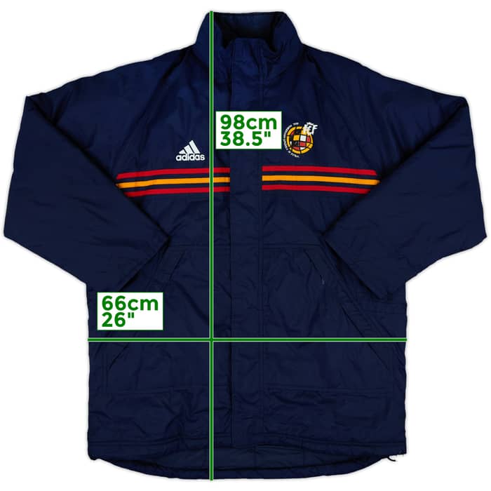 1998-00 Spain adidas Padded Bench Coat - 8/10 - (M/L)