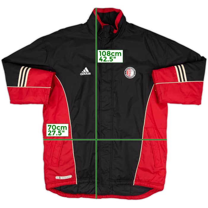 1999-00 Feyenoord adidas Padded Bench Coat - 8/10 - (L/XL)