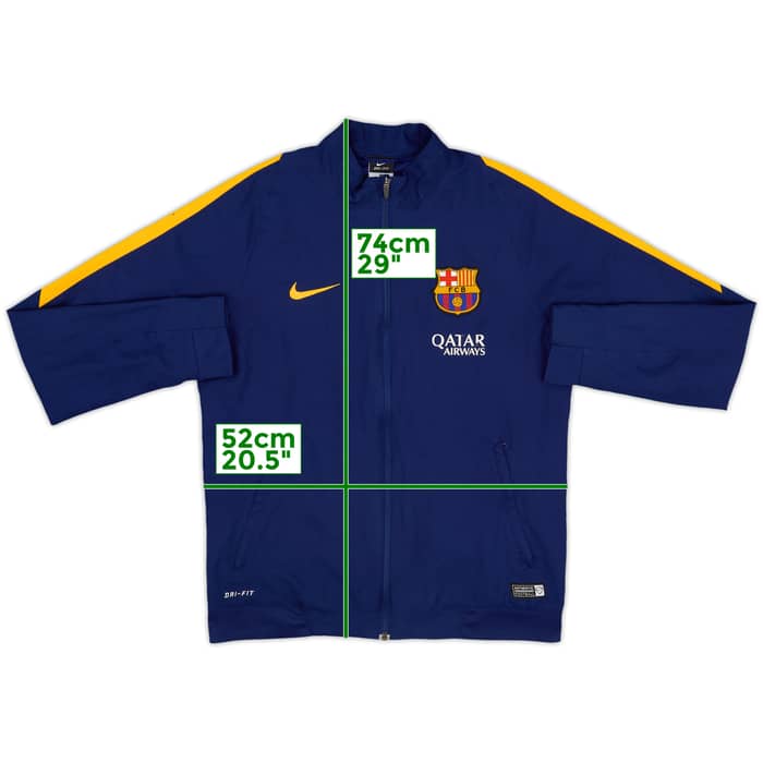 2015-16 Barcelona Nike Track Jacket - 8/10 - (M)