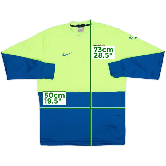 2009-10 Barcelona Nike Sweat Top - 8/10 - (M)