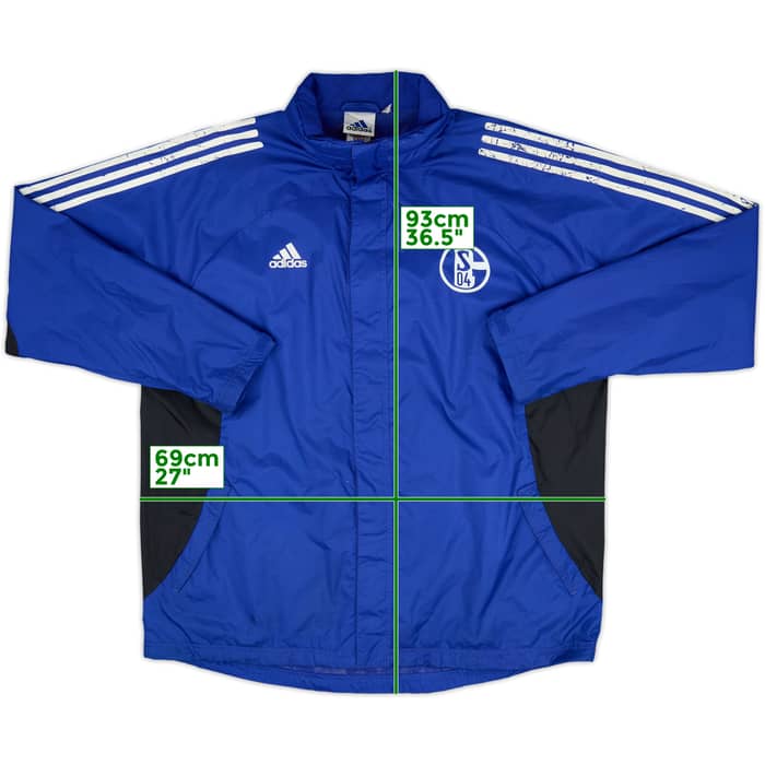 2002-03 Schalke adidas Hooded Rain Jacket - 6/10 - (XL)
