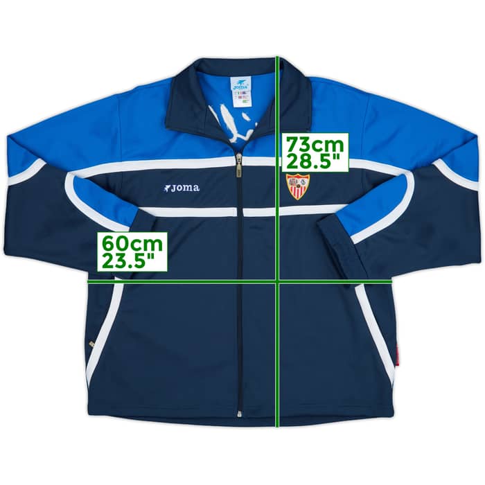2001-02 Sevilla Joma Track Jacket - 9/10 - (S)