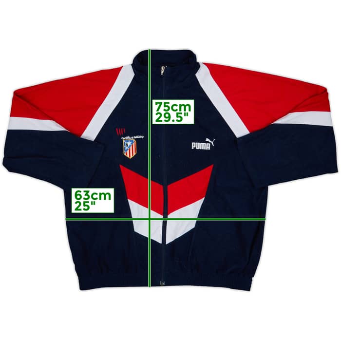 1996-98 Atletico Madrid Puma Track Jacket - 5/10 - (XL)