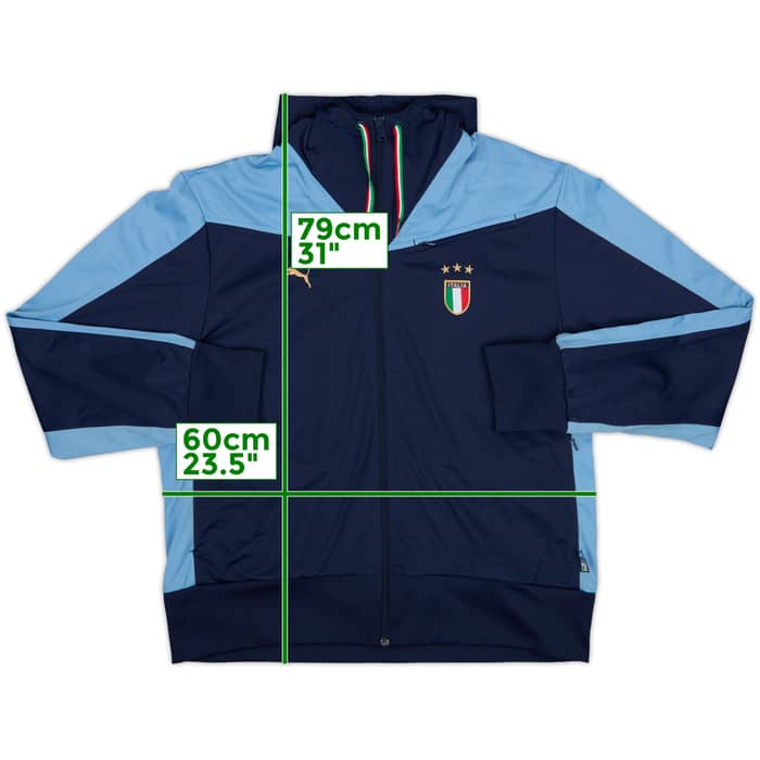 2009-10 Italy Puma Hooded Track Jacket - 8/10 - (XL)