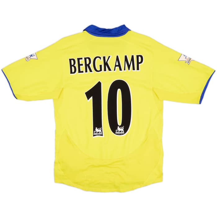 2003-05 Arsenal Away Shirt Bergkamp #10 - 7/10 - (S)