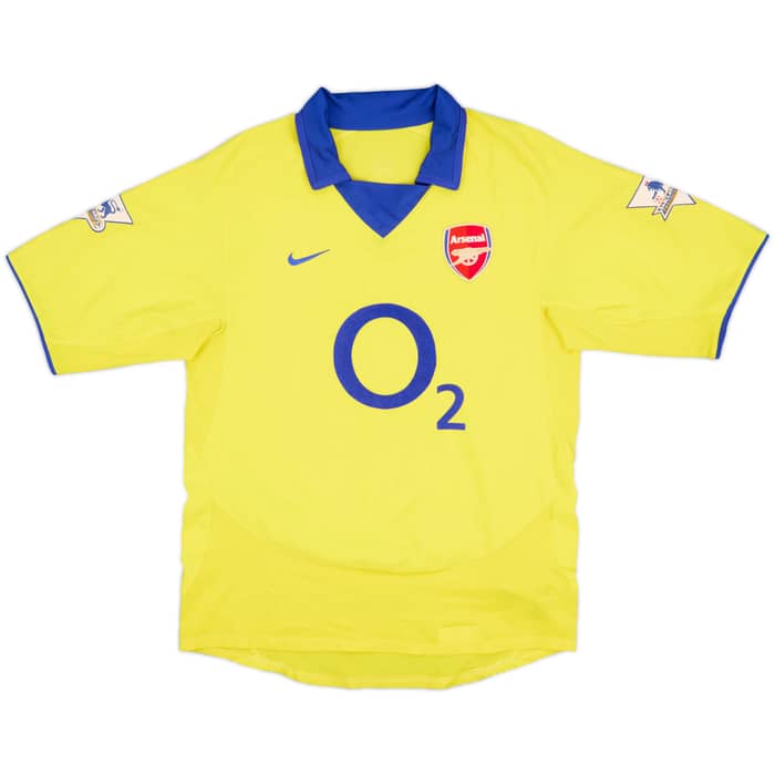 2003-05 Arsenal Away Shirt Bergkamp #10 - 7/10 - (S)