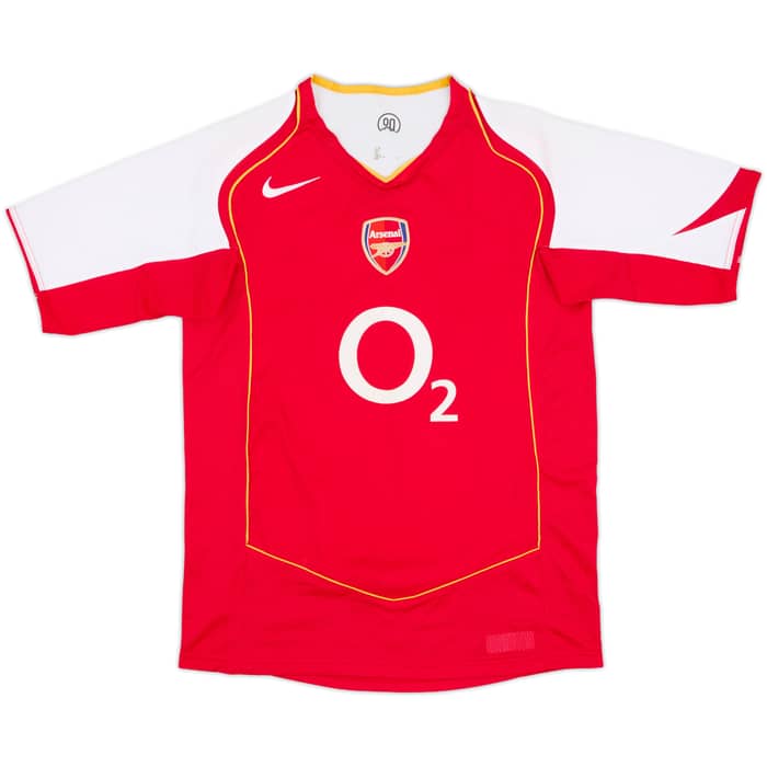 2004-05 Arsenal Home Shirt - 8/10 - (XL.Boys)
