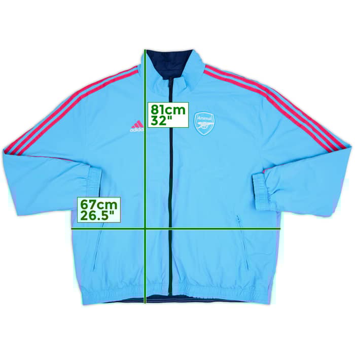 2022-23 Arsenal adidas Reversible Anthem Jacket - 10/10 - (XXL)
