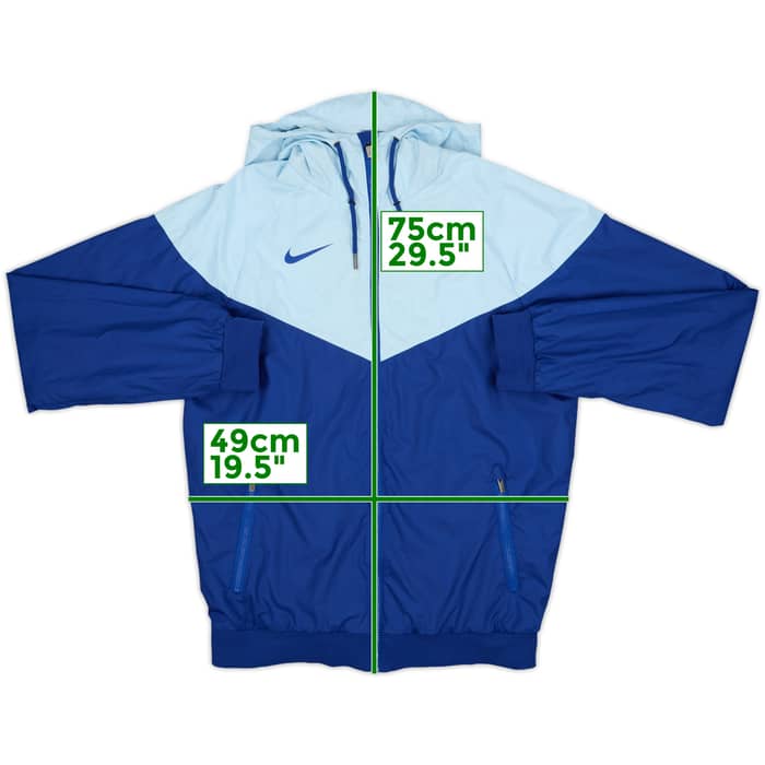 2020-21 Chelsea Nike Hooded Track Jacket - 8/10 - (S)
