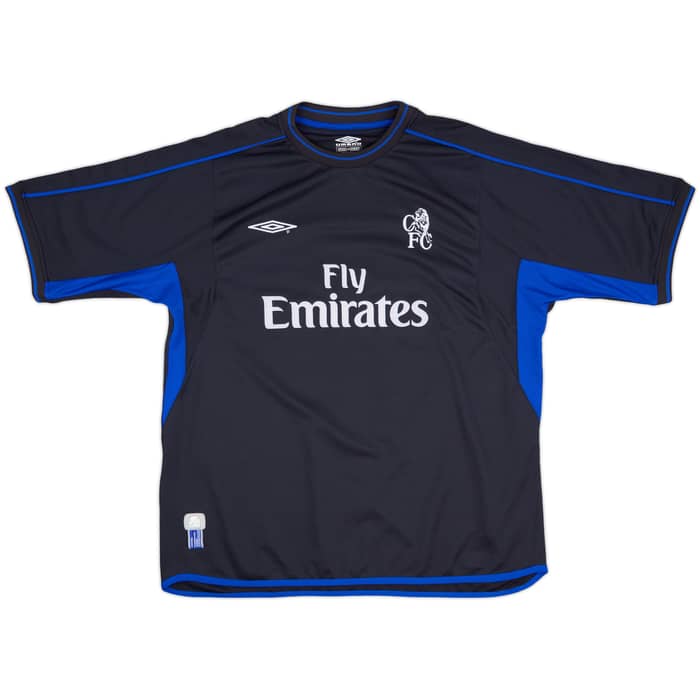 2002-04 Chelsea Away Shirt Zola #25 - 8/10 - (XXL)