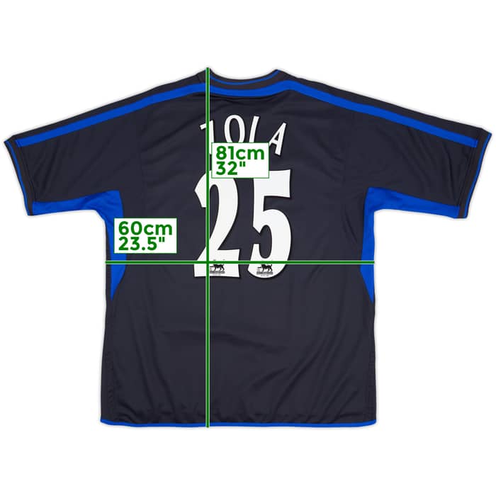 2002-04 Chelsea Away Shirt Zola #25 - 8/10 - (XXL)