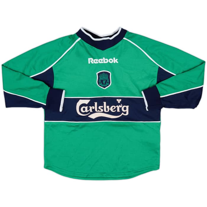 2000-02 Liverpool GK Shirt - 9/10 - (5-6 Years)