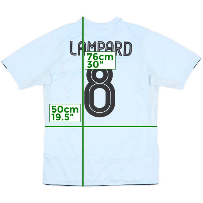 2005-06 Chelsea Away Shirt Lampard #8 - 9/10 - (L)