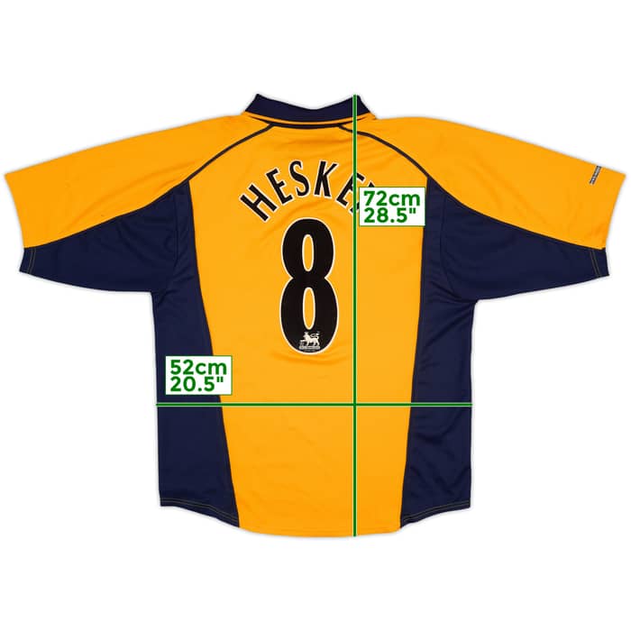 2000-02 Liverpool Away Shirt Heskey #8 - 8/10 - (M)